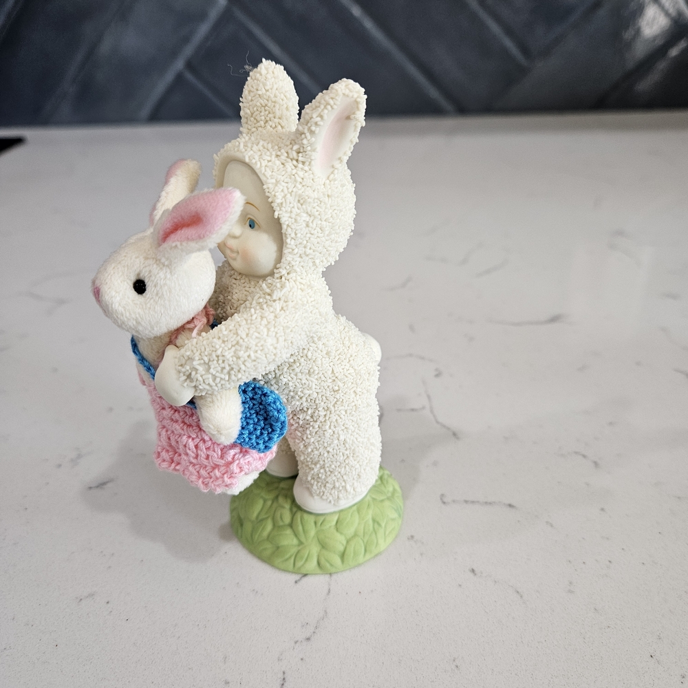Vintage Department 56 Snowbunnies "I Love My Little Bunny"
